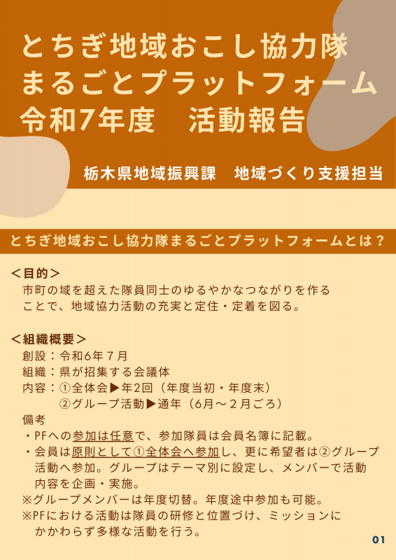 R7協力隊PF活動報告