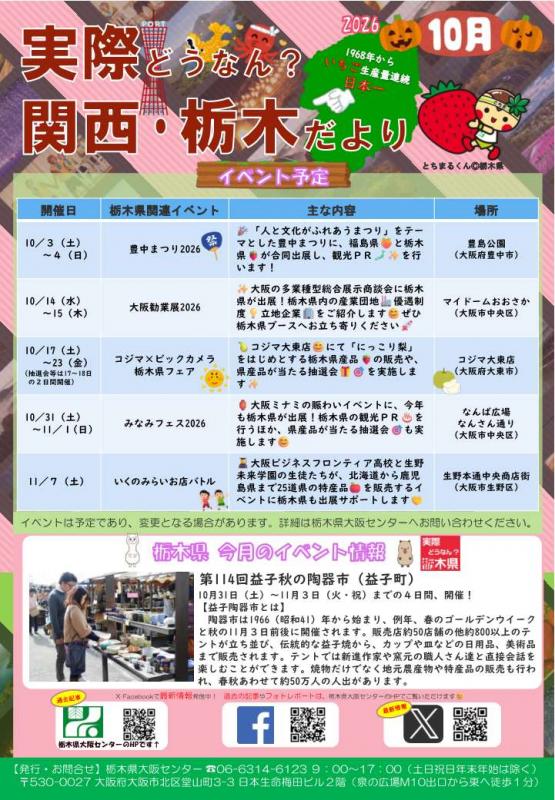 実際どうなん？関西・栃木だより202610