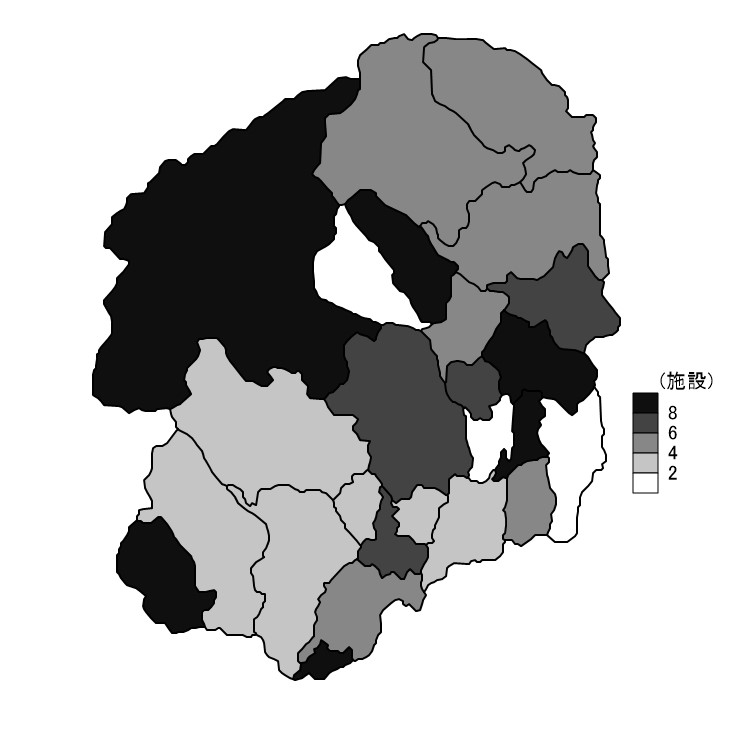 人口10万人当たり病院数