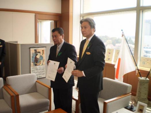 栃木県ホンダ会と平成22年度協定の締結