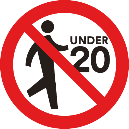 20歳未満立入禁止