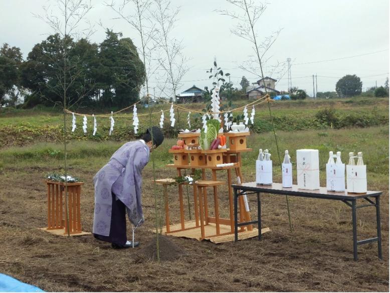 安全祈願の様子