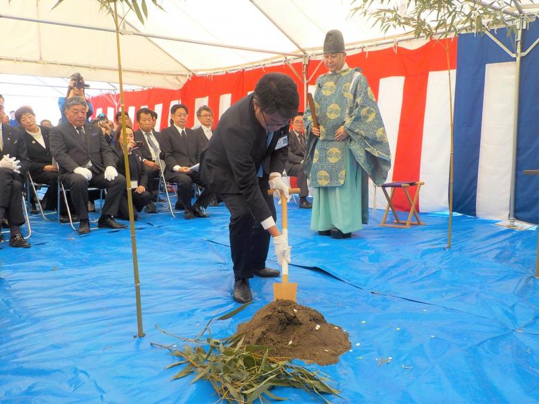 斎鋤の儀（施工業者代表）