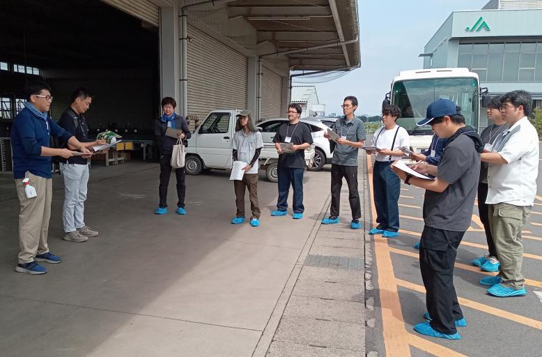 産地調査（JAおやま）